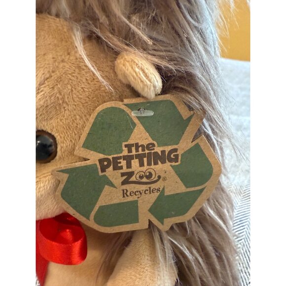 The Petting Zoo Plush Hedgehog With Red Heart & Ribbon - Picture 5 of 9